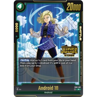 Image for Android 18 - FB01-081 (Judge Pack (Store Judge) 01) (FB01-081) (DBSFW_TPR) - Dragon Ball Super: Fusion World