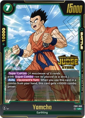 Image for Yamcha (Judge Pack (Store Judge) 01) (FB01-098) (DBSFW_TPR) - Dragon Ball Super: Fusion World
