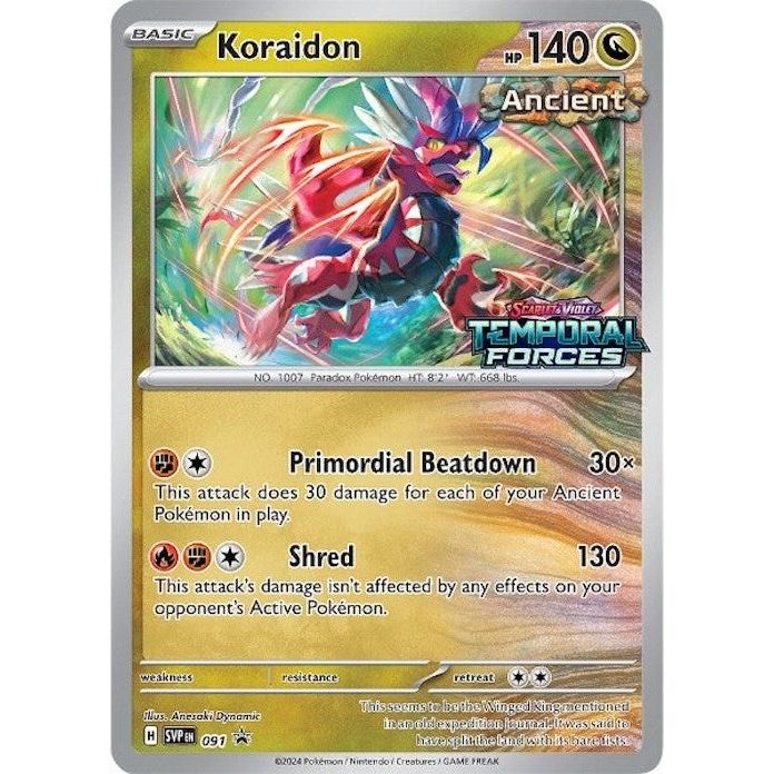 Image for Koraidon - 091 (Prerelease) (091) (SVP) - Pokemon