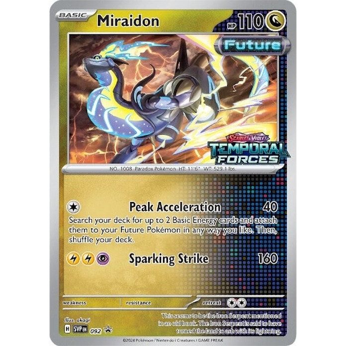 Image for Miraidon - 092 (Prerelease) (092) (SVP) - Pokemon