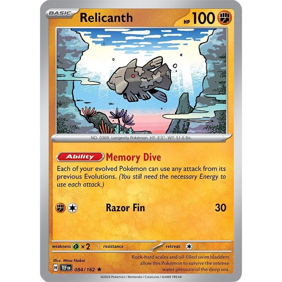 Image for Relicanth (084/162) (PR) - Pokemon