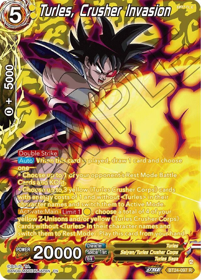 Image for Turles, Crusher Invasion (Collector Booster Silver) (BT24-097) (BT24) - Dragon Ball Super: Masters