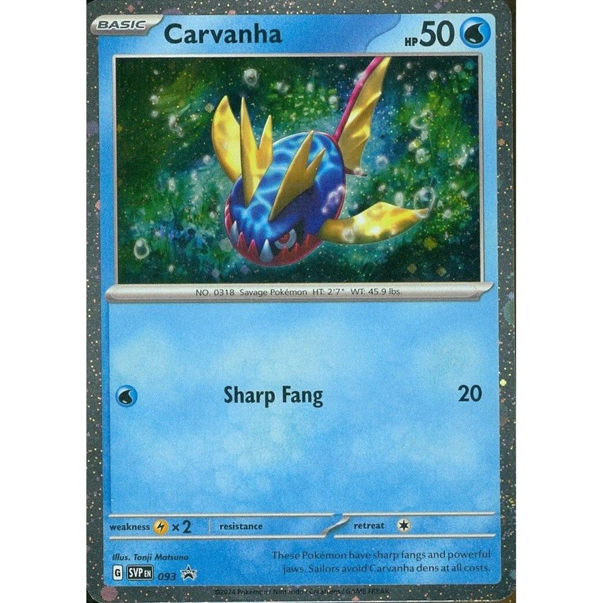 Image for Carvanha - 093 (093) (SVP) - Pokemon