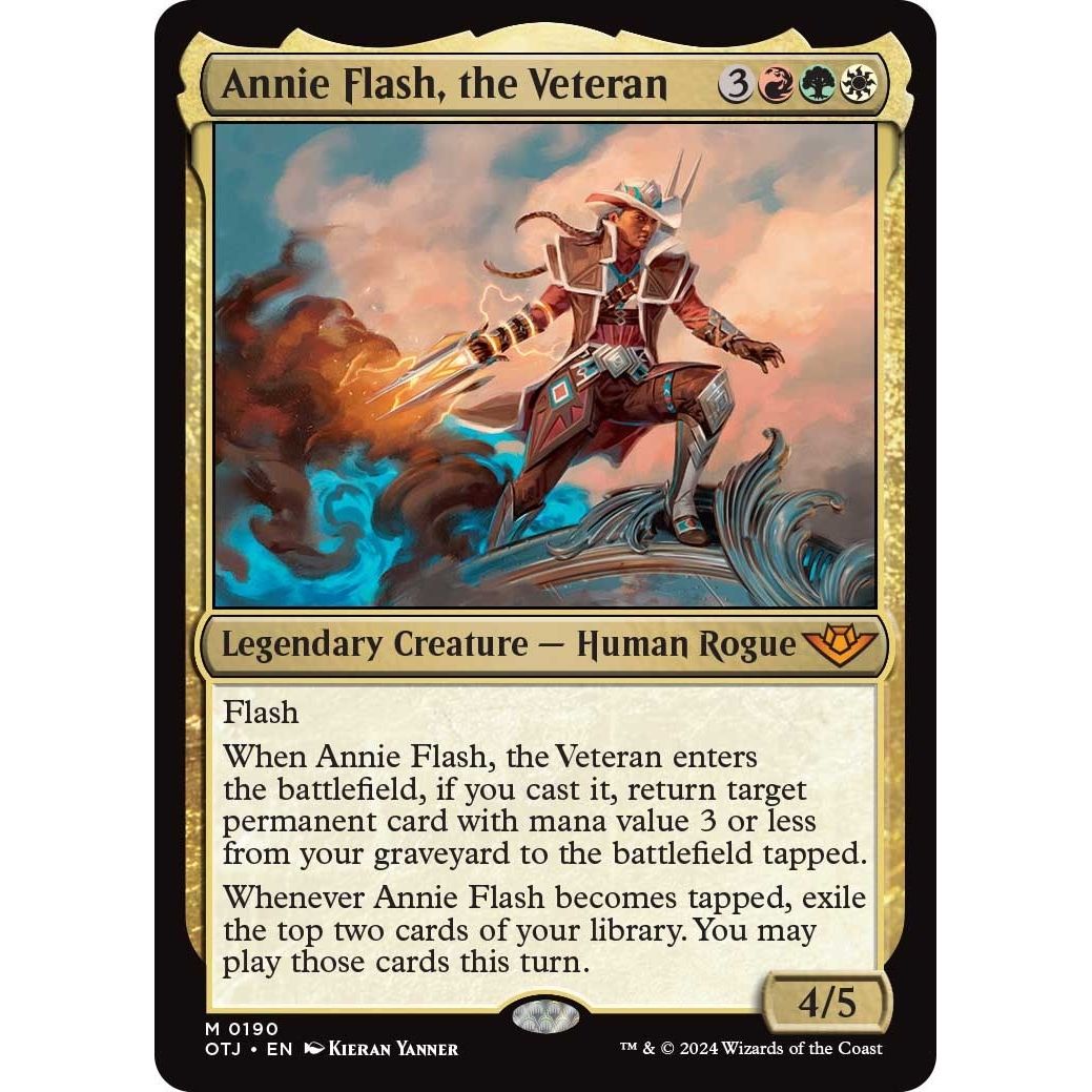 Image for Annie Flash, the Veteran (190) (OTJ) - Magic: The Gathering