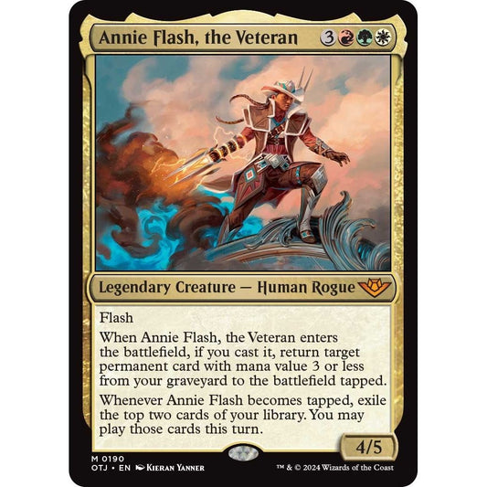Image for Annie Flash, the Veteran (190) (OTJ) - Magic: The Gathering