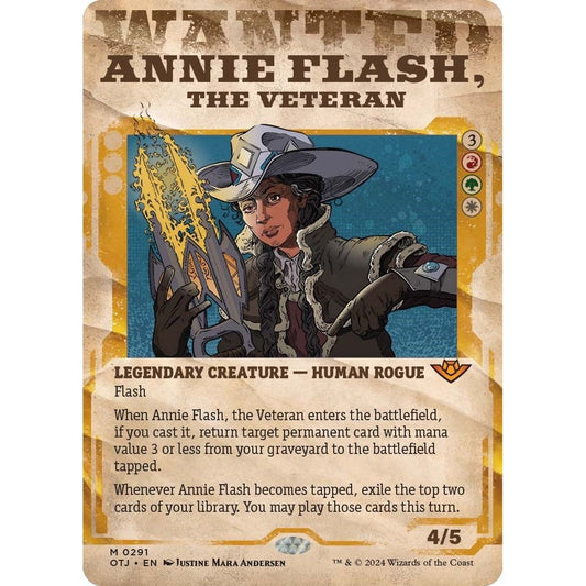 Image for Annie Flash, the Veteran (Showcase) (291) (OTJ) - Magic: The Gathering