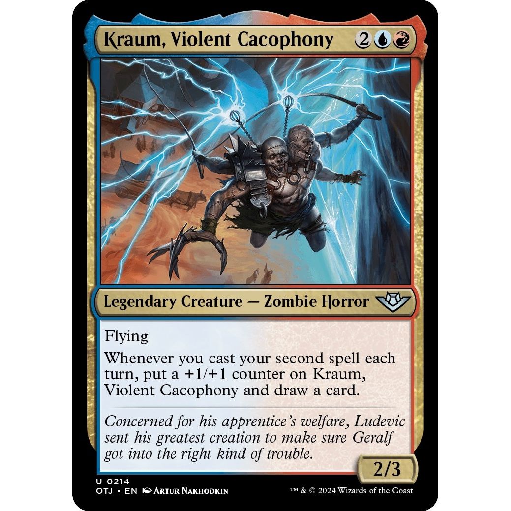 Image for Kraum, Violent Cacophony (214) (OTJ) - Magic: The Gathering