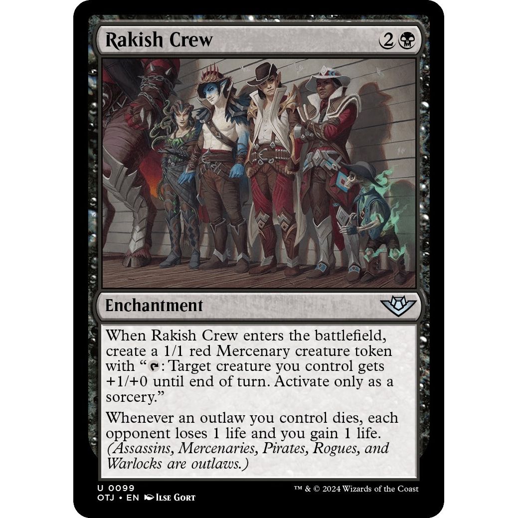 Image for Rakish Crew (99) (OTJ) - Magic: The Gathering