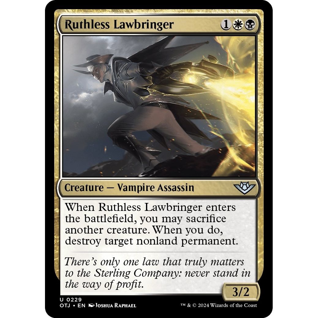 Image for Ruthless Lawbringer (229) (OTJ) - Magic: The Gathering