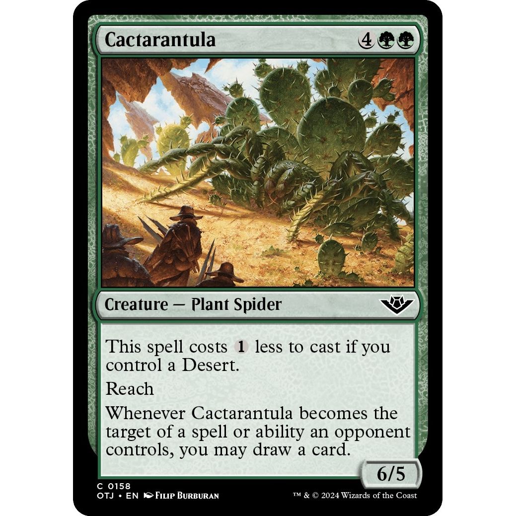 Image for Cactarantula (158) (OTJ) - Magic: The Gathering