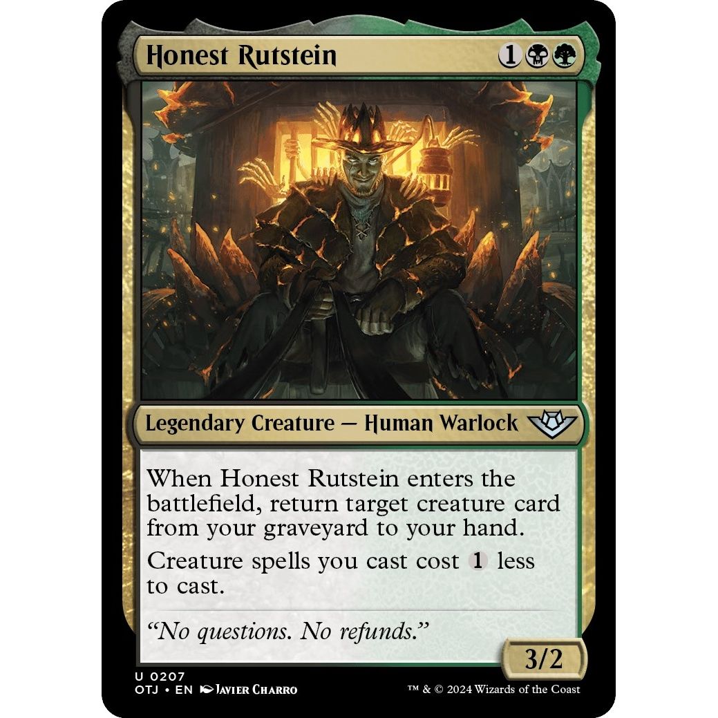 Image for Honest Rutstein (207) (OTJ) - Magic: The Gathering