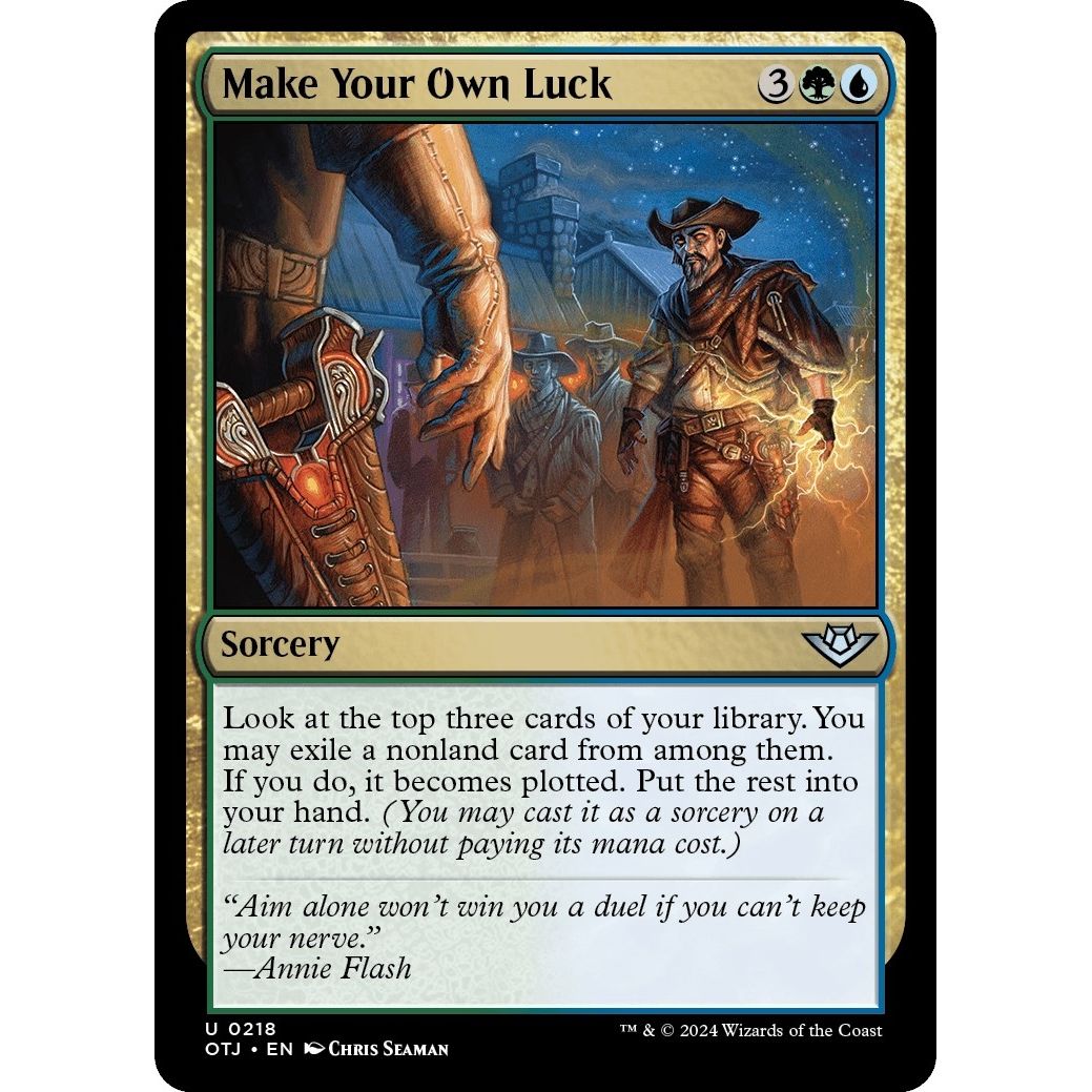 Image for Make Your Own Luck (218) (OTJ) - Magic: The Gathering