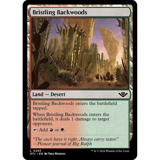 Image for Bristling Backwoods (253) (OTJ) - Magic: The Gathering
