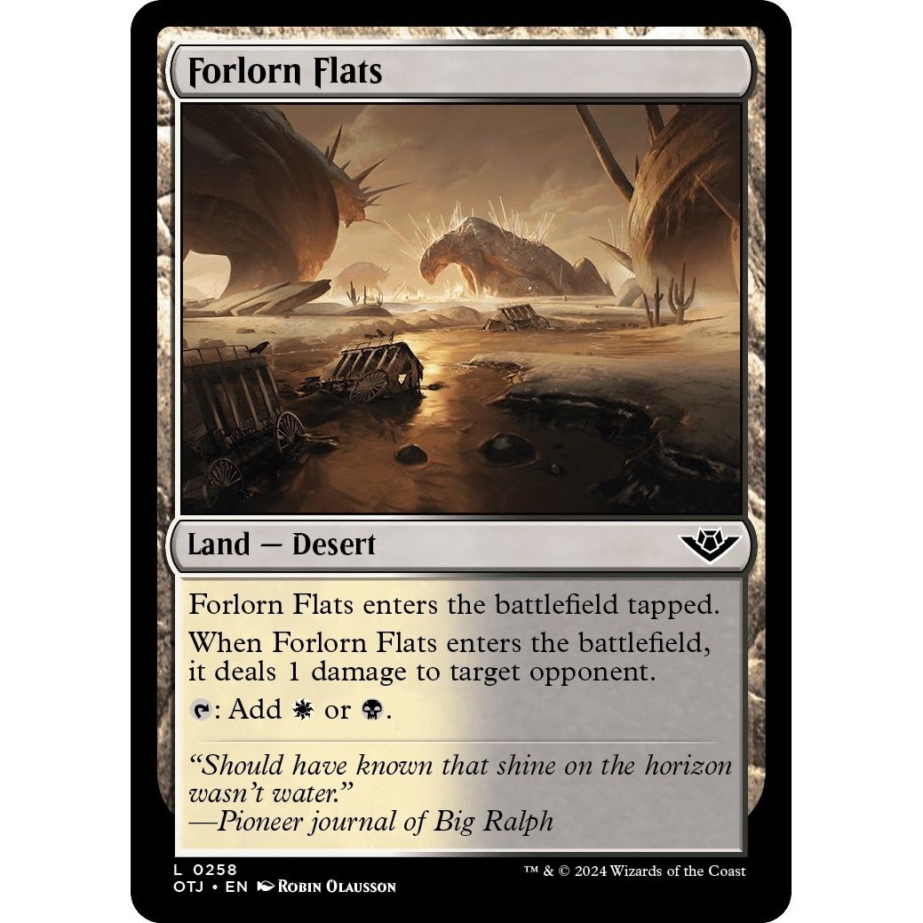 Image for Forlorn Flats (258) (OTJ) - Magic: The Gathering
