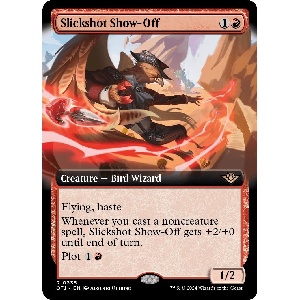 Image for Slickshot Show-Off (Extended Art) (335) (OTJ) - Magic: The Gathering