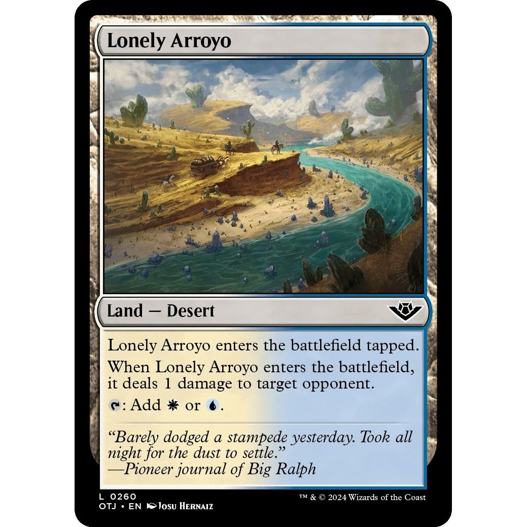 Image for Lonely Arroyo (260) (OTJ) - Magic: The Gathering