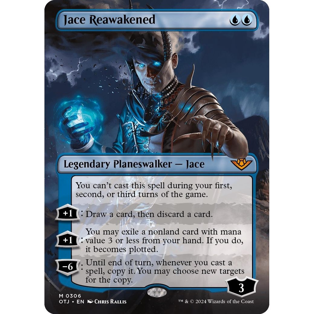 Image for Jace Reawakened (Borderless) (306) (OTJ) - Magic: The Gathering