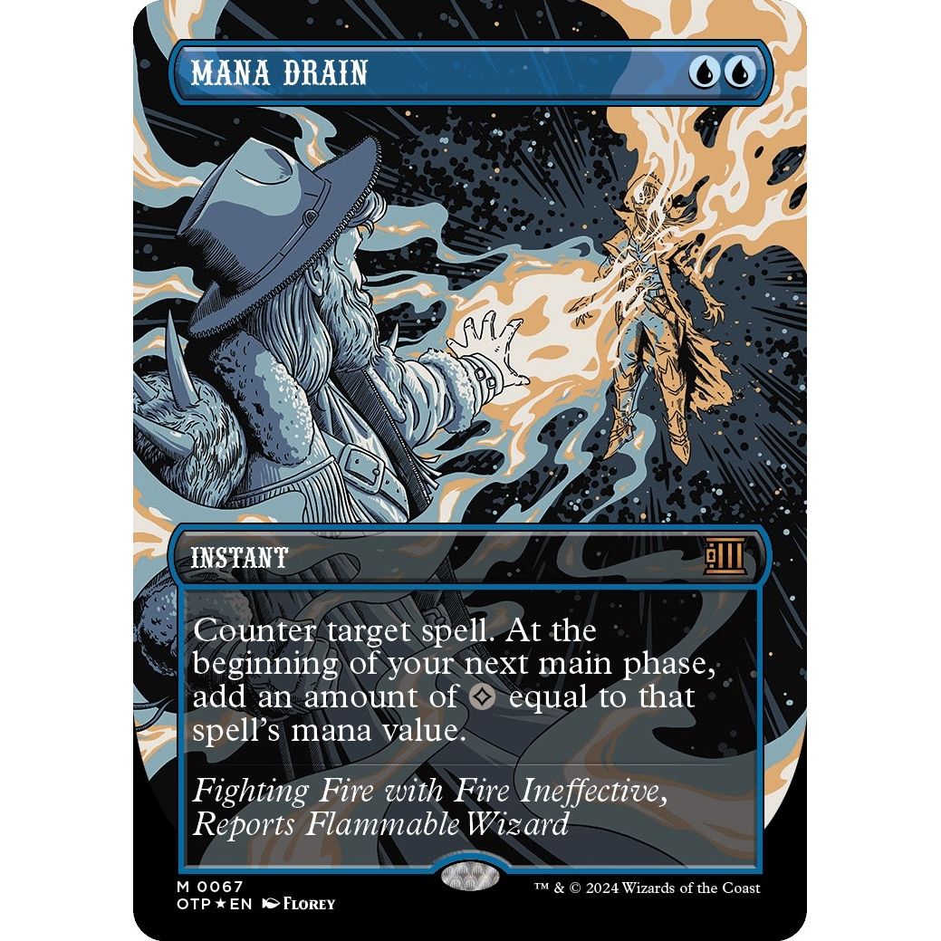 Image for Mana Drain (Textured Foil) (67) (OTP) - Magic: The Gathering