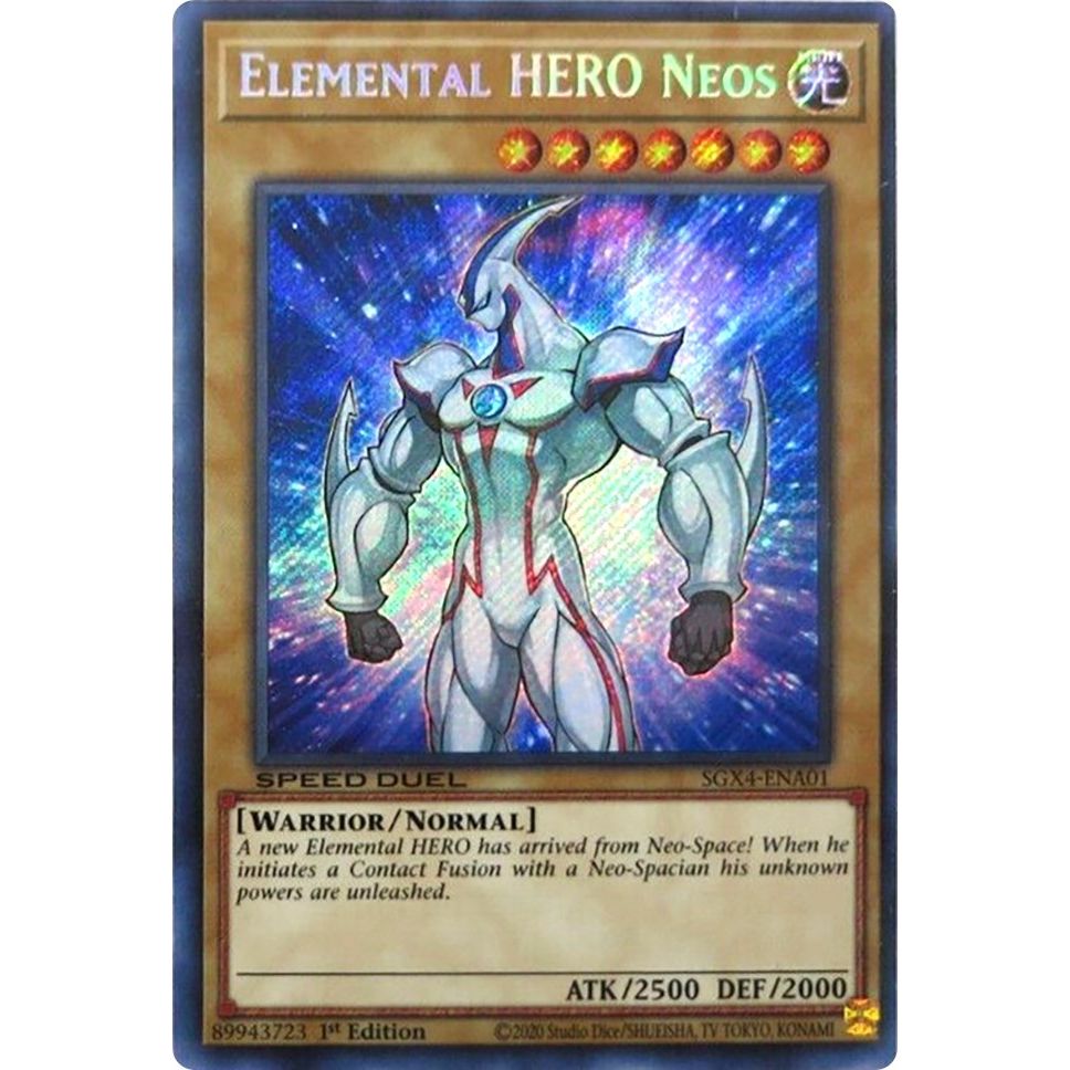 Image for Elemental HERO Neos (Secret Rare) (SGX4-ENA01) (SGX4) - YuGiOh