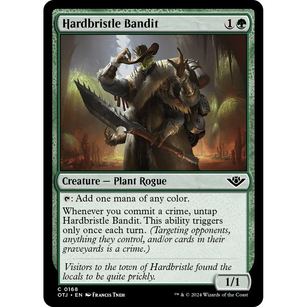 Image for Hardbristle Bandit (168) (OTJ) - Magic: The Gathering
