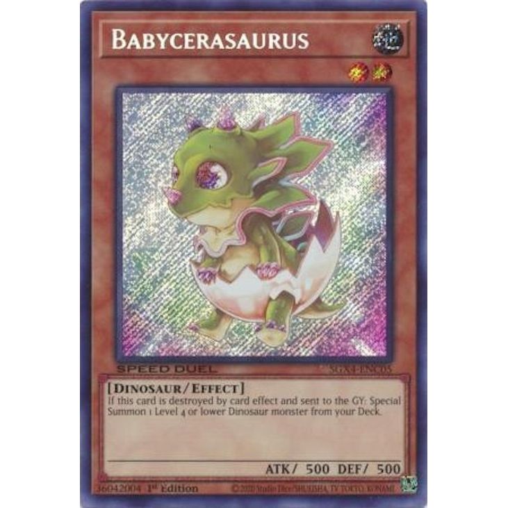 Image for Babycerasaurus (Secret Rare) (SGX4-ENC05) (SGX4) - YuGiOh