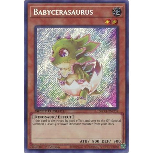 Image for Babycerasaurus (Secret Rare) (SGX4-ENC05) (SGX4) - YuGiOh