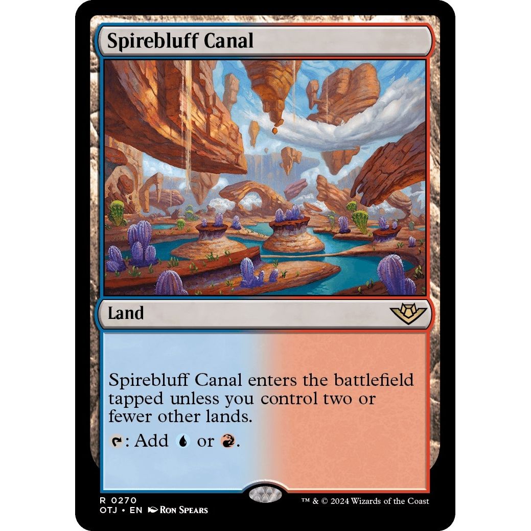 Image for Spirebluff Canal (270) (OTJ) - Magic: The Gathering