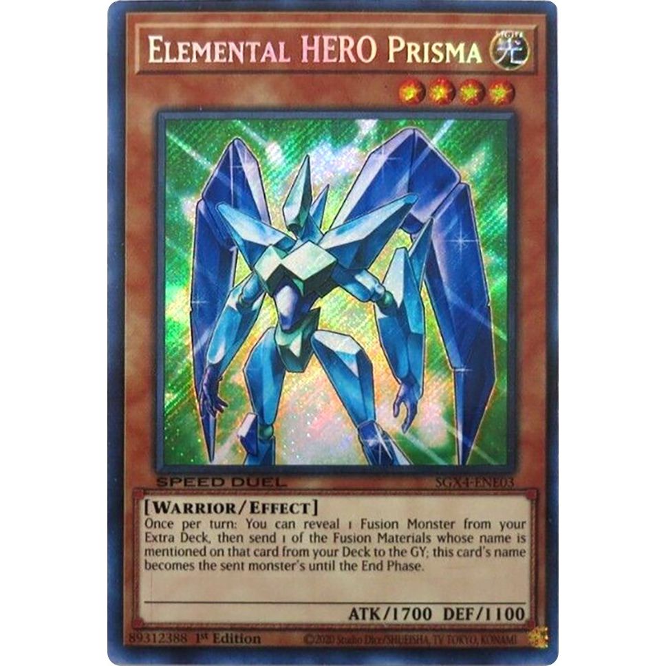 Image for Elemental HERO Prisma (Secret Rare) (SGX4-ENE03) (SGX4) - YuGiOh