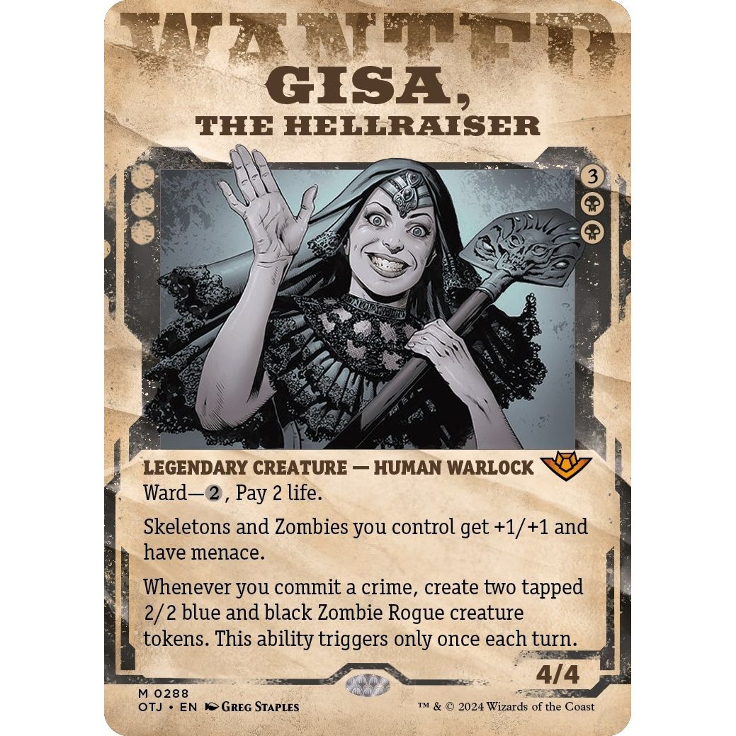 Image for Gisa, the Hellraiser (Showcase) (288) (OTJ) - Magic: The Gathering
