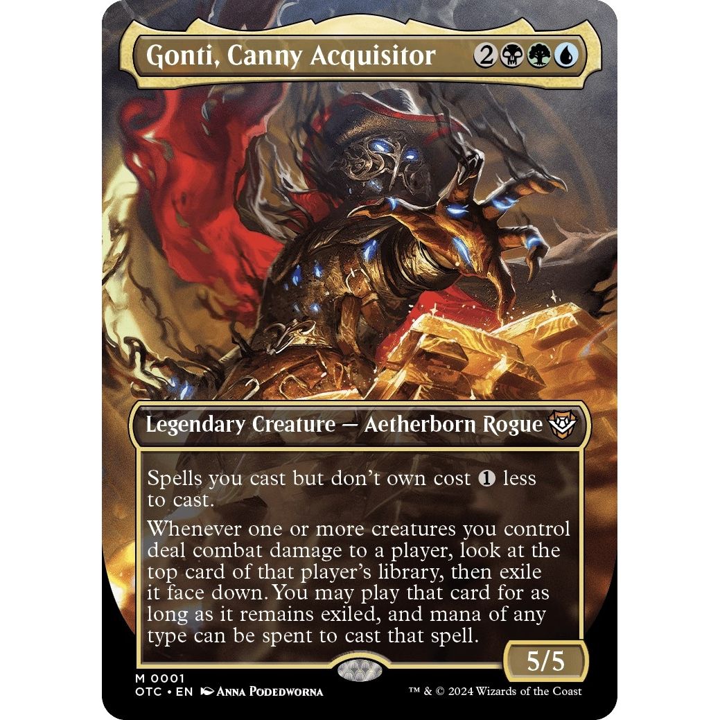 Image for Gonti, Canny Acquisitor (Borderless) (1) (OTC) - Magic: The Gathering