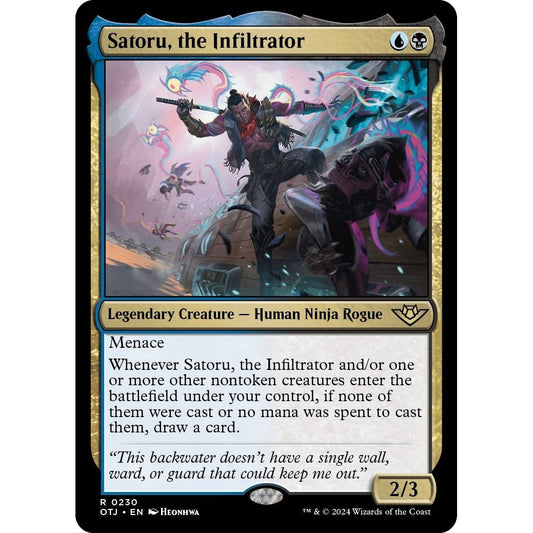 Image for Satoru, the Infiltrator (230) (OTJ) - Magic: The Gathering