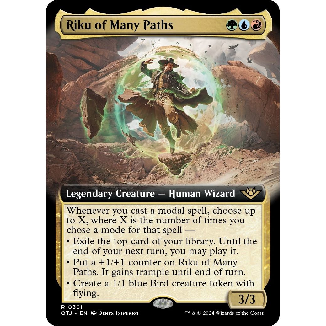 Image for Riku of Many Paths (Extended Art) (361) (OTJ) - Magic: The Gathering