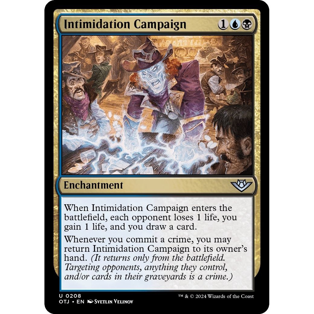 Image for Intimidation Campaign (208) (OTJ) - Magic: The Gathering