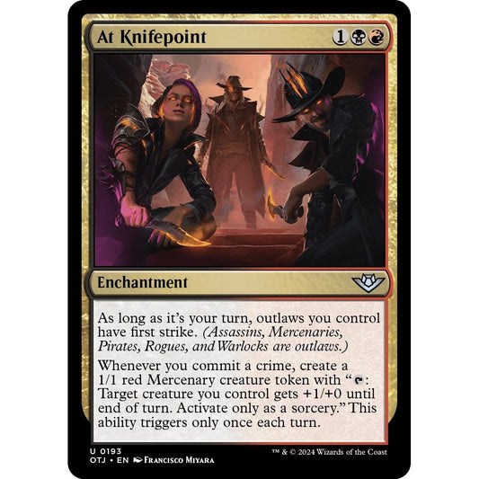 Image for At Knifepoint (193) (OTJ) - Magic: The Gathering