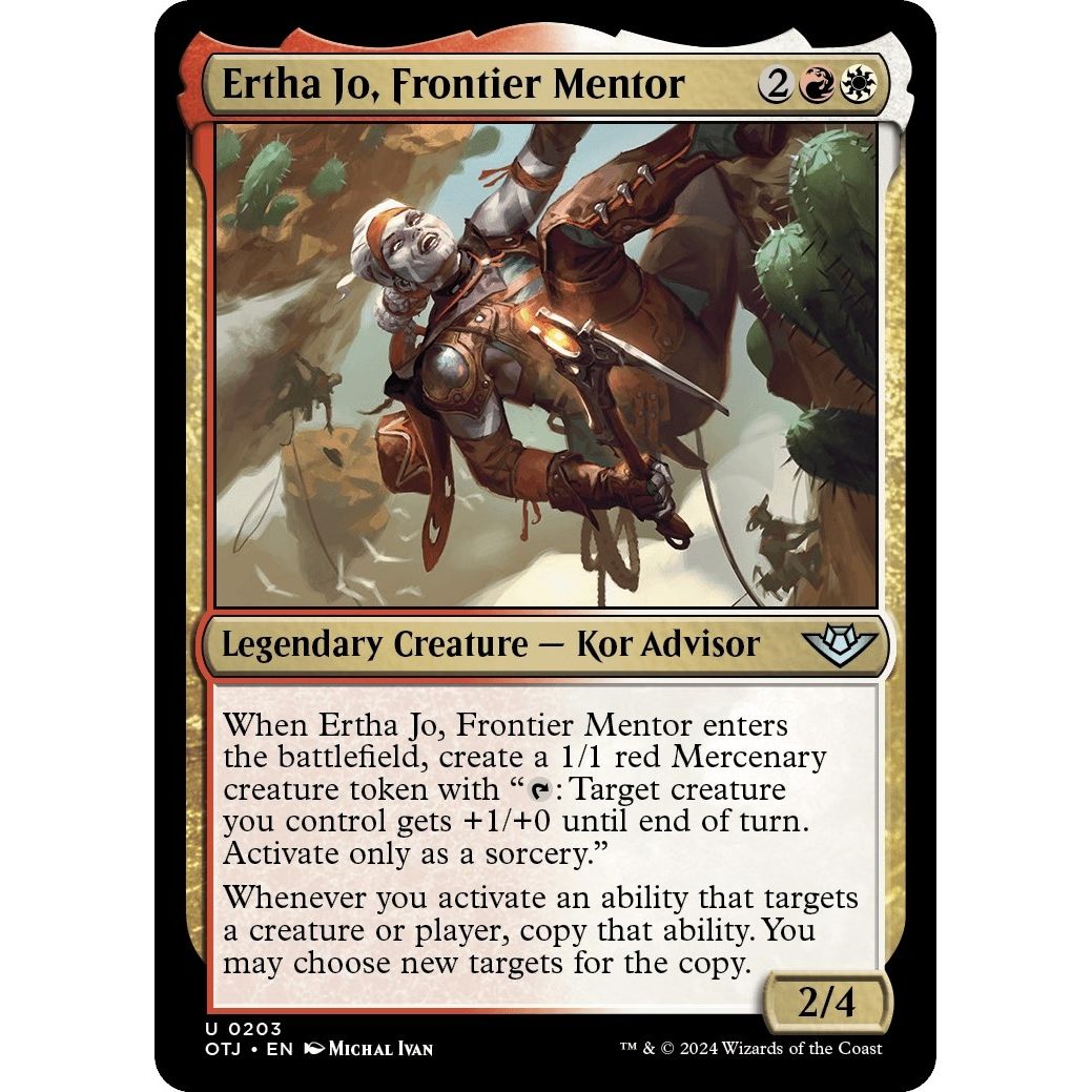 Image for Ertha Jo, Frontier Mentor (203) (OTJ) - Magic: The Gathering