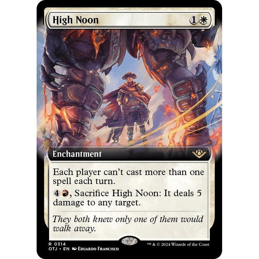 Image for High Noon (Extended Art) (314) (OTJ) - Magic: The Gathering