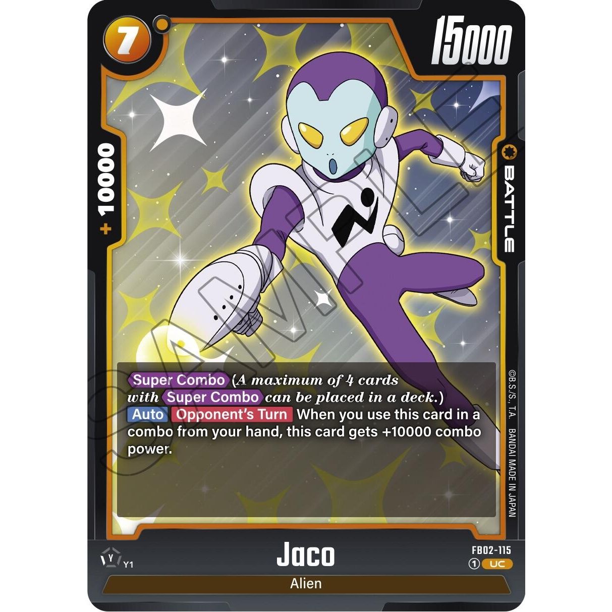 Image for Jaco (FB02-115) (FB02) - Dragon Ball Super: Fusion World