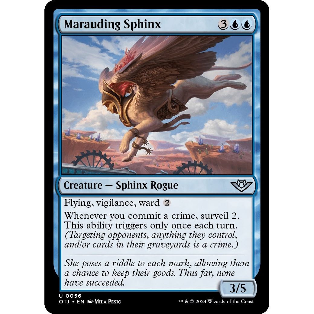 Image for Marauding Sphinx (56) (OTJ) - Magic: The Gathering