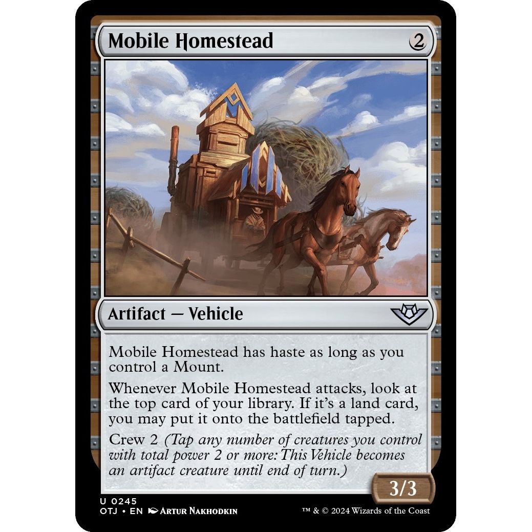 Image for Mobile Homestead (245) (OTJ) - Magic: The Gathering