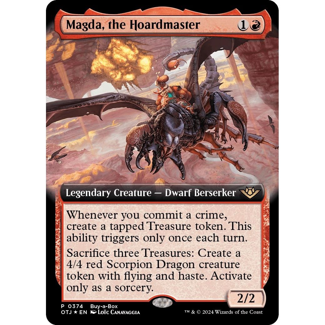 Image for Magda, the Hoardmaster (Extended Art) (374) (BABP) - Magic: The Gathering