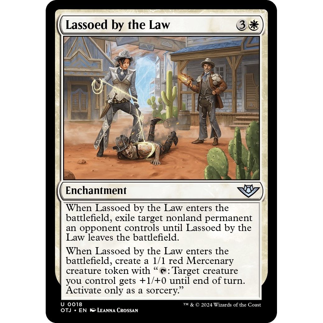 Image for Lassoed by the Law (18) (OTJ) - Magic: The Gathering