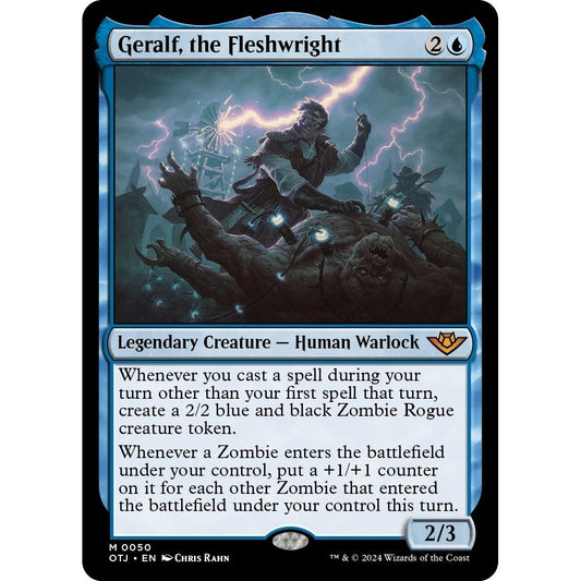 Image for Geralf, the Fleshwright (50) (OTJ) - Magic: The Gathering