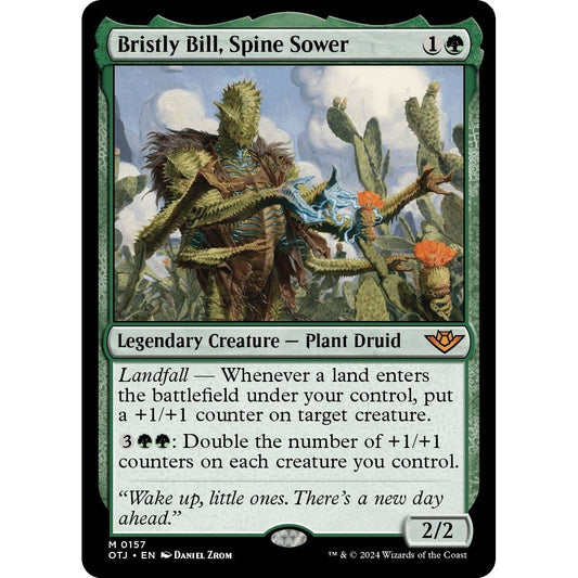 Image for Bristly Bill, Spine Sower (157) (OTJ) - Magic: The Gathering