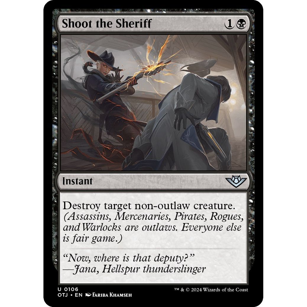 Image for Shoot the Sheriff (106) (OTJ) - Magic: The Gathering