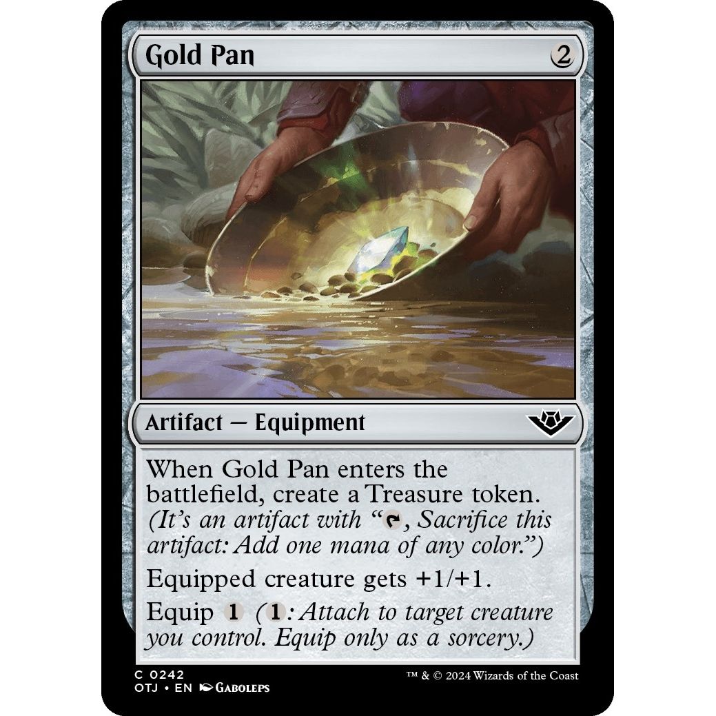 Image for Gold Pan (242) (OTJ) - Magic: The Gathering
