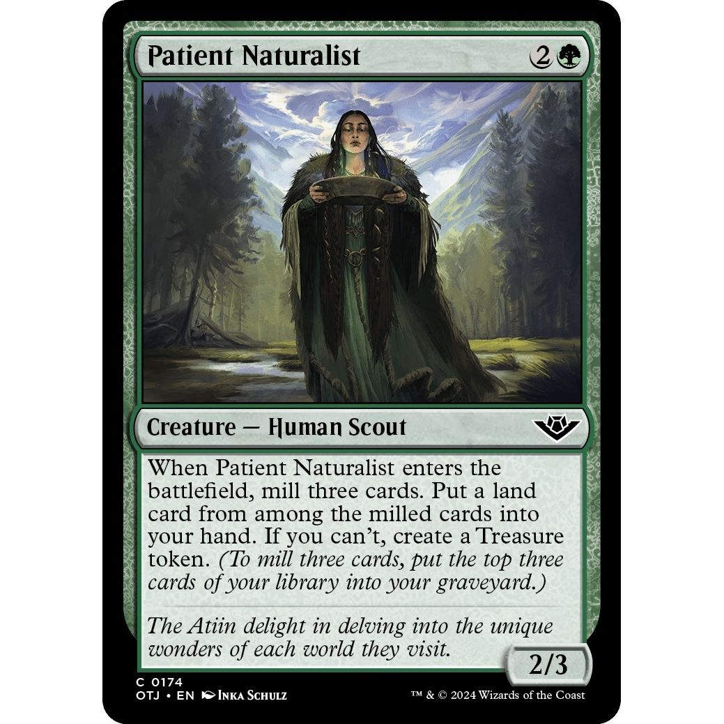 Image for Patient Naturalist (174) (OTJ) - Magic: The Gathering