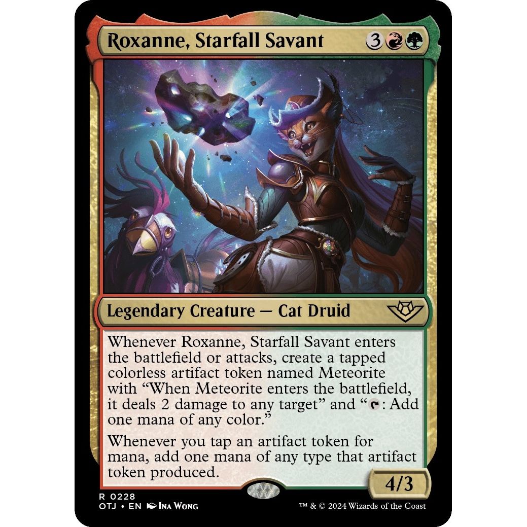 Image for Roxanne, Starfall Savant (228) (OTJ) - Magic: The Gathering