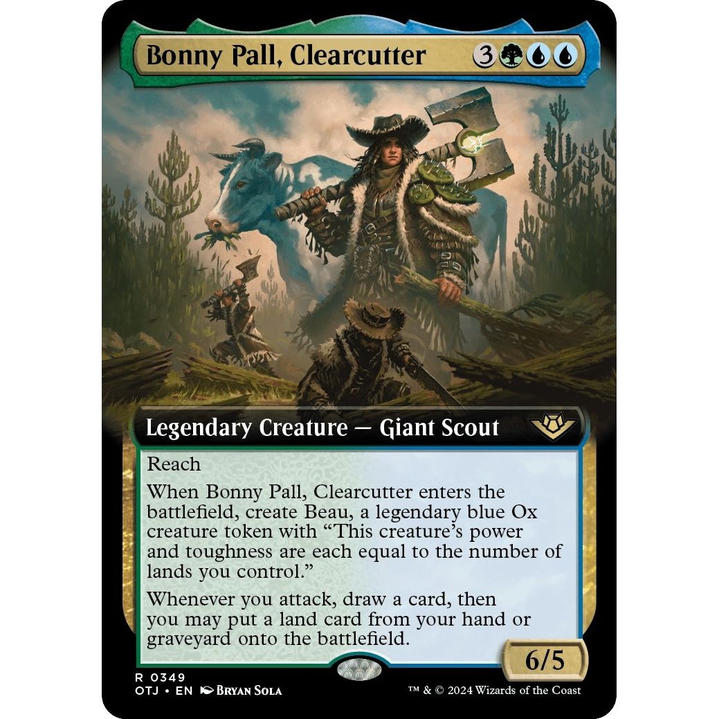 Image for Bonny Pall, Clearcutter (Extended Art) (349) (OTJ) - Magic: The Gathering