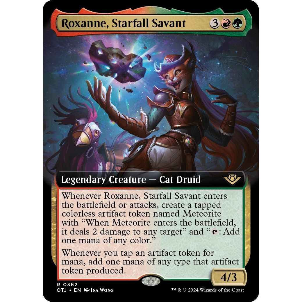 Image for Roxanne, Starfall Savant (Extended Art) (362) (OTJ) - Magic: The Gathering