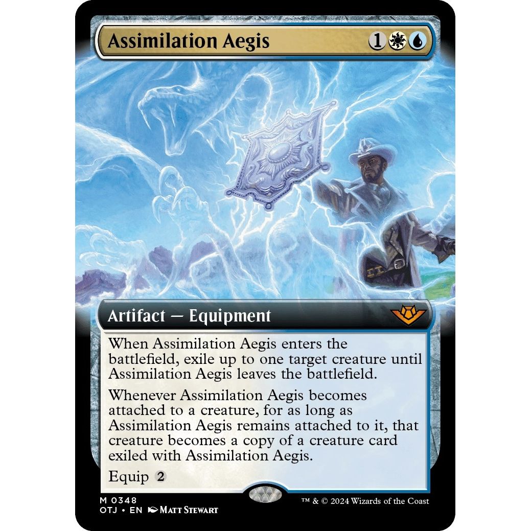 Image for Assimilation Aegis (Extended Art) (348) (OTJ) - Magic: The Gathering